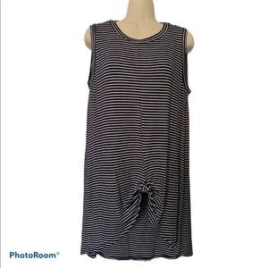 Stripped sleeveless top